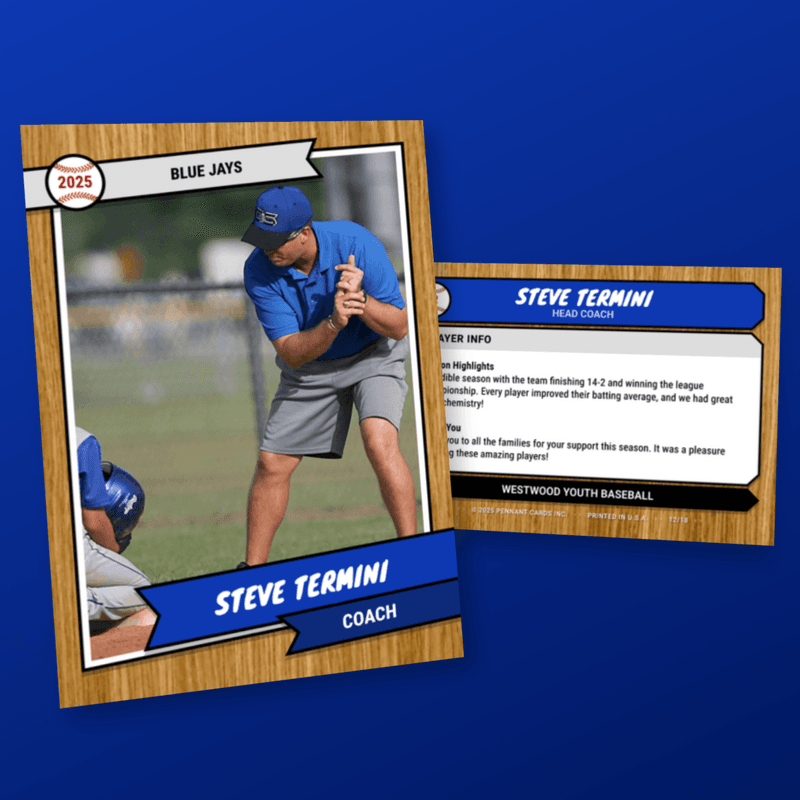 Wood Grain - Coach card