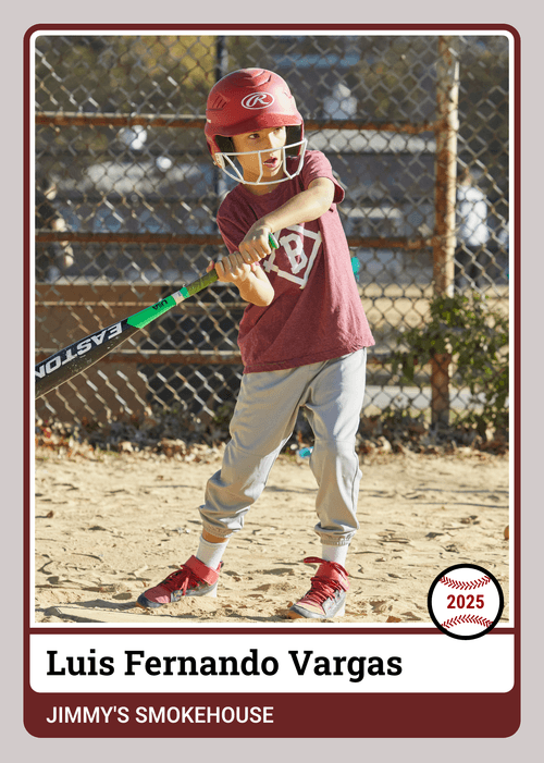 Boxy Rounded Baseball Card Design