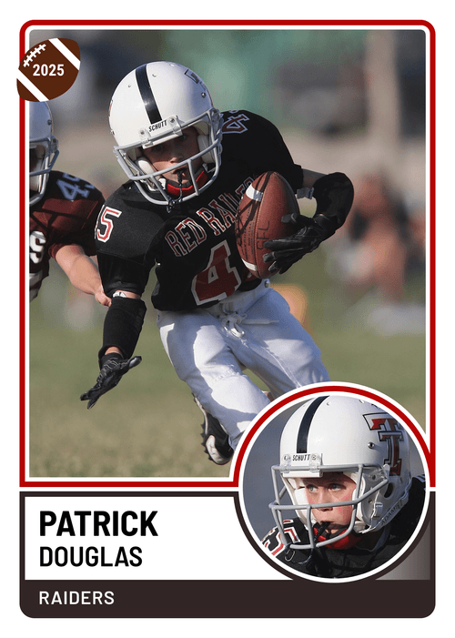 Classic Football Card Design