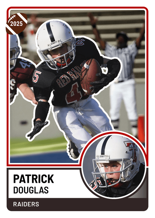 Classic 3 Football Card Design