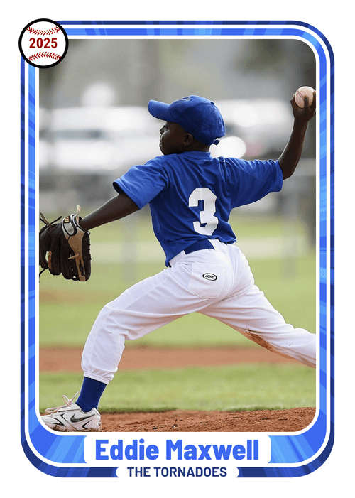 Ringer Baseball Card Design