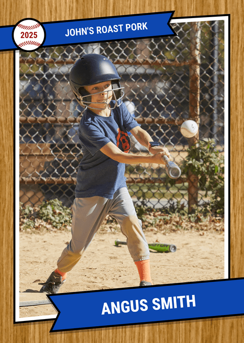 Trading card example 3
